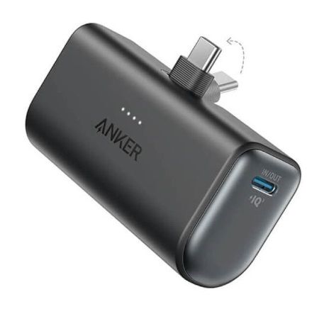 Anker Nano 5000 mAh Powerbank USB Typ-C  (Schwarz) f&uuml;r 19,99 Euro