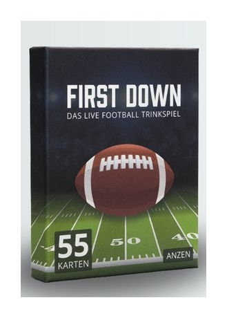Anzen First DOWN - Das Live Football Trinkspiel f&uuml;r 13,99 Euro