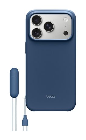 Beats Kickstand Case mit MagSafe Cover für iPhone 17 Pro (Blau) 