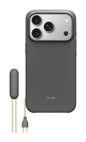 Beats Kickstand Case mit MagSafe Cover für Apple iPhone 17 Pro  (Granit, Grau) 