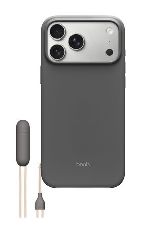 Beats Kickstand Case mit MagSafe Cover für Apple iPhone 17 Pro Max  (Granit, Grau) 