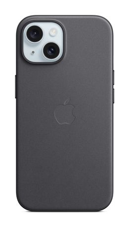 Apple Feingewebe Case mit MagSafe Cover für Apple iPhone 15  (Schwarz) f&uuml;r 64,75 Euro