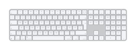 Apple Magic Keyboard Universal Tastatur USB + Bluetooth  (Weiß) f&uuml;r 189,00 Euro