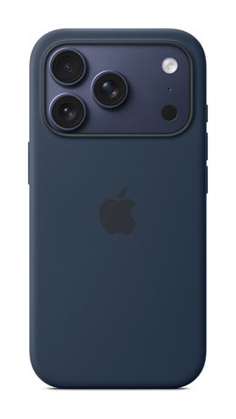 Silikon Case mit MagSafe Cover für iPhone 17 Pro (Dunkelblau) 