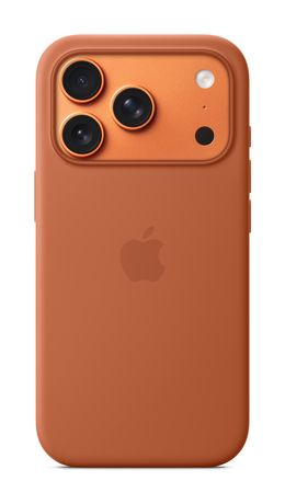 Silikon Case mit MagSafe Cover für iPhone 17 Pro (Terrakotta) 
