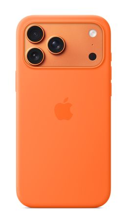 Silikon Case mit MagSafe Cover für iPhone 17 Pro Max (Orange) 