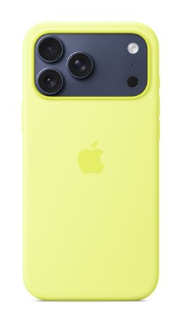 Silikon Case mit MagSafe Cover für iPhone 17 Pro Max (Gelb) 