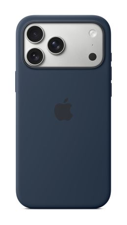 Silikon Case mit MagSafe Cover für iPhone 17 Pro Max (Dunkelblau) 