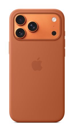 Silikon Case mit MagSafe Cover für iPhone 17 Pro Max (Terrakotta) 