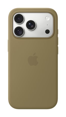 Silikon Case mit MagSafe Cover für iPhone 18 Pro (Olive) 