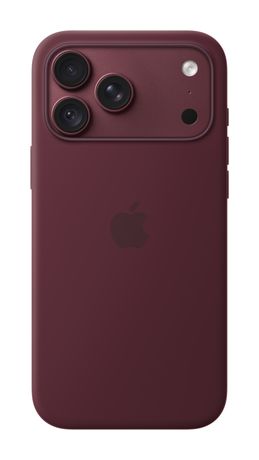 Silikon Case mit MagSafe Cover für iPhone 18 Pro Max (Burgund) 