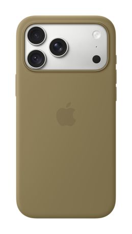 Silikon Case mit MagSafe Cover für iPhone 18 Pro Max (Olive) 