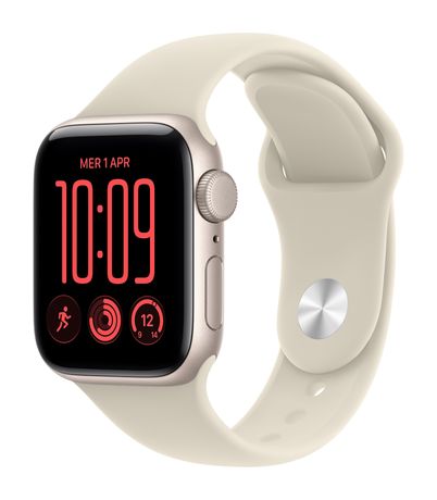 Apple Watch SE (3. Gen) 40 mm M/L Smartwatch Rechteckig 32 h 326 ppi  (Biege) f&uuml;r 269,00 Euro