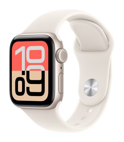 Apple Watch SE (3.Gen) Digital 40 mm M/L Smartwatch Rechteckig 32 h 326 ppi 5G  (Beige) f&uuml;r 325,00 Euro