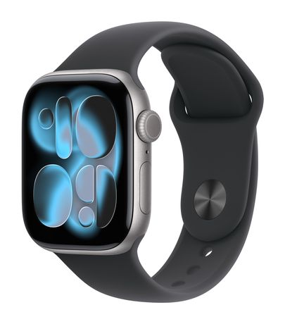 Apple Watch Series 11 Digital 42 mm M/L Smartwatch Rechteckig IP6X 38 h 326 ppi  (Grau) f&uuml;r 449,00 Euro