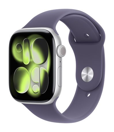 Apple Watch Series 11 46 mm S/M Smartwatch Rechteckig IP6X 38 h 326 ppi 5G  (Silber) f&uuml;r 609,00 Euro