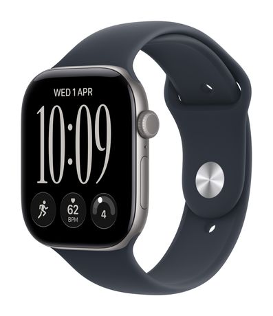 Apple Watch Series 12 46 mm M/L Smartwatch Rechteckig IP6X 24 h 326 ppi  (Grau) f&uuml;r 499,00 Euro