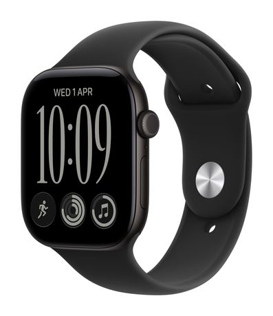 Apple Watch Series 12 46 mm M/L Smartwatch Rechteckig IP6X 24 h 326 ppi  (Schwarz) f&uuml;r 499,00 Euro