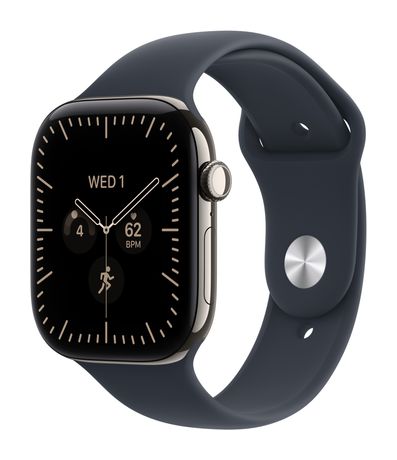Apple Watch Series 12 42 mm M/L Smartwatch Rechteckig IP6X 24 h 326 ppi 5G  (Titan) f&uuml;r 799,00 Euro