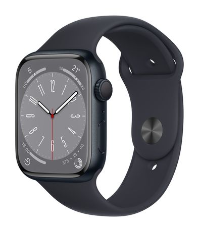 Apple Watch Series 8 Digital 41 mm Smartwatch Rechteckig IP6X 18 h  (Schwarz) f&uuml;r 279,99 Euro