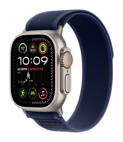 Apple Watch Ultra 2 Digital 49 mm M/L Smartwatch Rechteckig IP6X 72 h 326 ppi 4G  (Titan) f&uuml;r 757,00 Euro