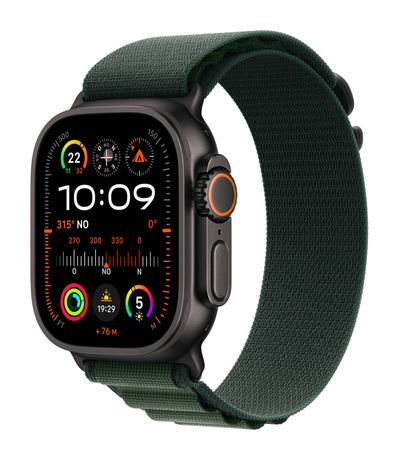 Apple Watch Ultra 2 Digital 49 mm S Smartwatch Rechteckig IP6X 72 h 326 ppi 4G  (Schwarz) f&uuml;r 778,00 Euro