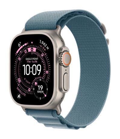 Apple Watch Ultra 3 Digital 49 mm L Smartwatch Rechteckig IP6X 72 h 326 ppi 5G  (Titan) f&uuml;r 913,00 Euro
