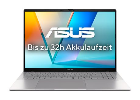 Asus Vivobook S3607QA-PL011W WQXGA Notebook 40,6 cm (16 Zoll) 2560 x 1600 Pixel 1 TB SSD Windows 11 Home Qualcomm Snapdragon max. 3 GHz  (Silber) f&uuml;r 971,00 Euro