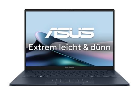 Asus Zenbook UX3405CA-QD1710W WUXGA Notebook 35,6 cm (14 Zoll) 32 GB RAM 512 GB SSD Windows 11 Home Intel Core Ultra 9  (Blau) f&uuml;r 1.799,00 Euro