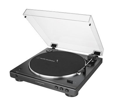 Audio-Technica AT-LP60XBT vollautomatischer Audio-Plattenspieler mit Riemenantrieb  (Schwarz) f&uuml;r 179,00 Euro