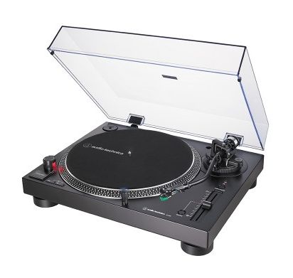 Audio-Technica AT-LP120XUSB Plattenspieler mit Direktantrieb  (Schwarz) f&uuml;r 286,99 Euro