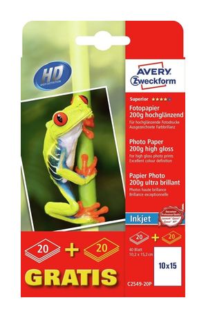 Avery C2549-20P f&uuml;r 7,39 Euro
