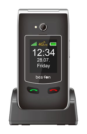 Beafon SL645plus 4G Smartphone 7,11 cm (2.8 Zoll) 3 MP Single SIM  (Schwarz, Silber) f&uuml;r 89,95 Euro