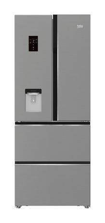 Beko GNE490E30DZXPN Side-by-Side Kühl-/ Gefrierkombination French Door 307 l / 174 l 383 kWh NoFrost 1920 mm x 760 mm  (Edelstahl) f&uuml;r 1.549,00 Euro