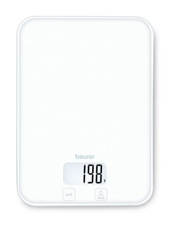 Beurer KS19 Pure White Elektronische Küchenwaage bis 5 kg Genauigkeit 1 g  (Weiß) f&uuml;r 13,99 Euro