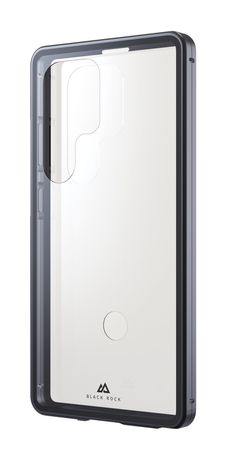 360 Grad Glass Cover für Galaxy S25 Ultra (Schwarz, Transparent) 