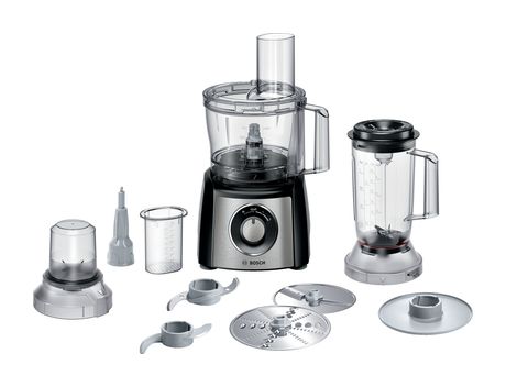 Bosch MCM3PM386  MultiTalent 3 Plus 900 W Küchenmaschine 2,3 l (Schwarz, Transparent) f&uuml;r 97,99 Euro