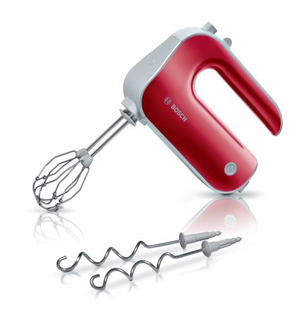 MFQ40303 Styline Colour Handmixer 500 W 5 Stufen  (Rot, Silber) 