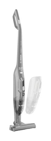 Bosch Serie 4 BBHF214GRB Handstaubsauger Beutellos bis 35 min Laufzeit  (Grau, Transparent) f&uuml;r 139,99 Euro