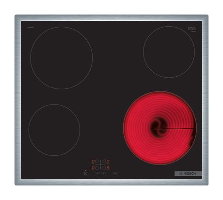 Bosch Serie 4 PKE645BA2E autarkes 60 cm Glaskeramik Kochfeld/Herdplatte 4 Zone(n) f&uuml;r 290,99 Euro