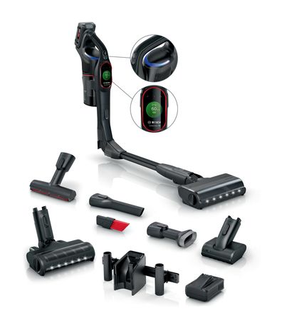 Bosch Unlimited 10 BKS1051POW Handstaubsauger Beutellos bis 80 min Laufzeit 18 V HEPA  (Schwarz) f&uuml;r 444,00 Euro
