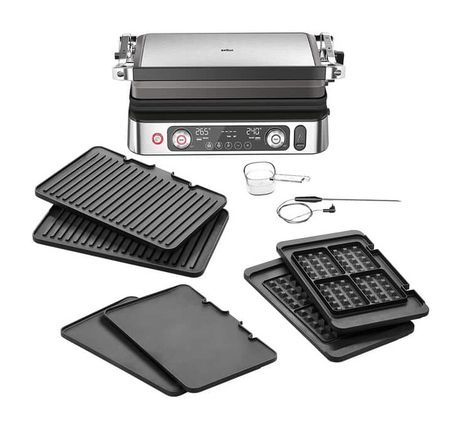 Braun CG9167 Multigrill 9 Pro 2200 W mit 370 x 230 mm Fläche  (Edelstahl, Titan) f&uuml;r 269,00 Euro