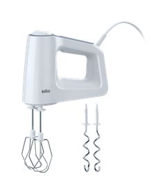 Braun HM3100 MultiMix 3 Handmixer 500 W 5 Stufen  (Weiß) f&uuml;r 47,99 Euro