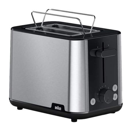 Braun HT1510 PurShine Toaster 900 W 2 Scheibe(n) 8 Stufen  (Schwarz, Edelstahl) f&uuml;r 39,99 Euro