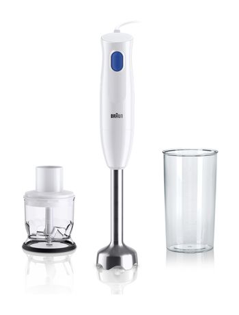 Braun MQ10.2001M MultiQuick 1 Stabmixer 450 W 1 Stufen  (Weiß) f&uuml;r 30,99 Euro