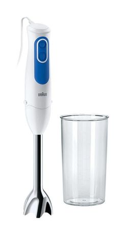 Braun MQ3000 Smoothie+ MultiQuick 3 Stabmixer 700 W 2 Stufen  (Blau, Weiß) f&uuml;r 33,99 Euro