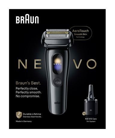 Braun Nevo 15010c 7in1 mit Ledertasche Nass&Trocken Rasierer 60 min f&uuml;r 499,00 Euro