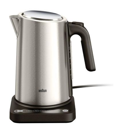 Braun WK5205 ID Collection 1,7 l Wasserkocher 2200 W  (Schwarz, Edelstahl) f&uuml;r 72,49 Euro