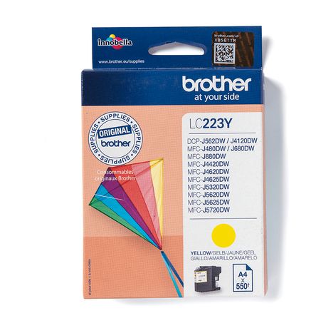 Brother LC-223Y originale Druckerpatronen Gelb f&uuml;r 22,29 Euro