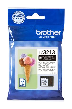 Brother LC-3213BK originale Druckerpatronen Schwarz 400 Seiten f&uuml;r 25,69 Euro